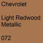 Preview: Chevrolet, Light Redwood Metallic, 072.